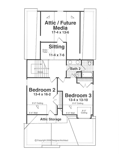 Second Floor image of MABRY House Plan